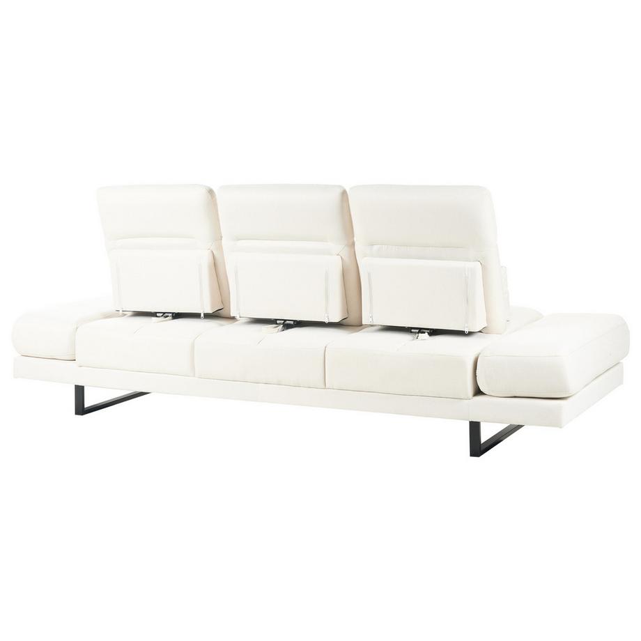 Beliani 3 Sitzer Sofa aus Stoff  IKAST  