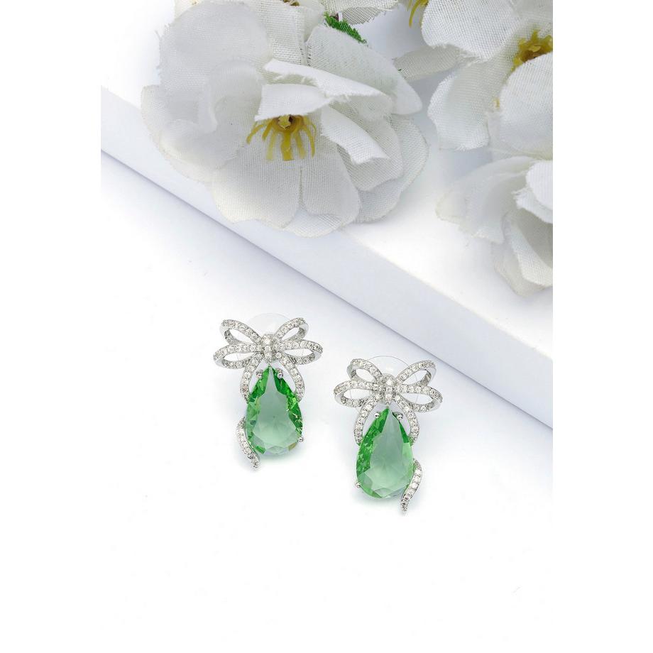 AVANT-GARDE PARIS  Bezaubernde Grüne Tropfenohrringe 