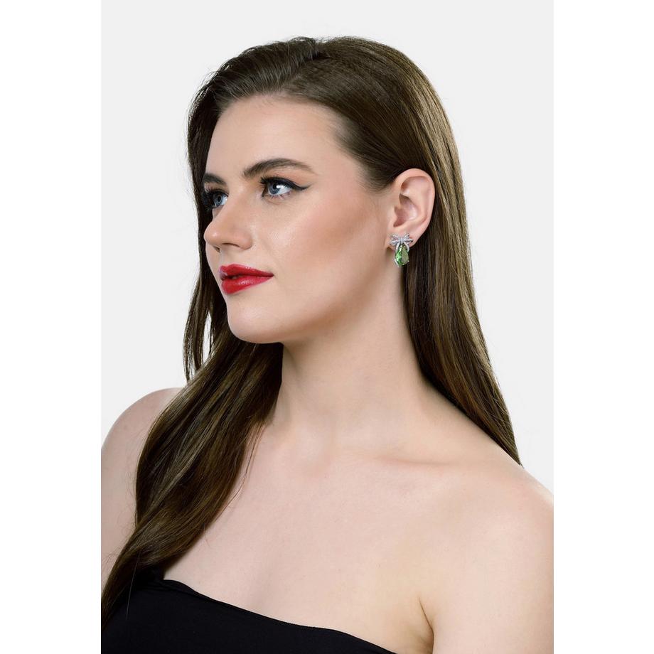 AVANT-GARDE PARIS  Bezaubernde Grüne Tropfenohrringe 