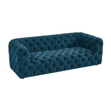 Sofa 3-Sitzer - Samt - Blau - LUARCA von Pascal Morabito