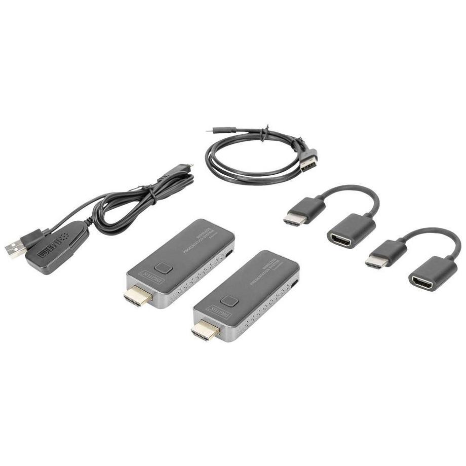 Digitus  Wireless Presentation System, 50 m Dongle, bis 16 zu 1,Full HD, Mobile Screen Sharing 
