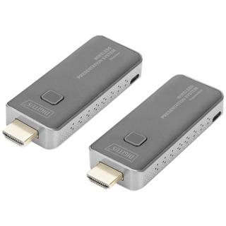 Digitus  Système de présentation sans fil dongle 50 m, jusqu'à 16 pour 1, Full HD, partage d'écran mobile 