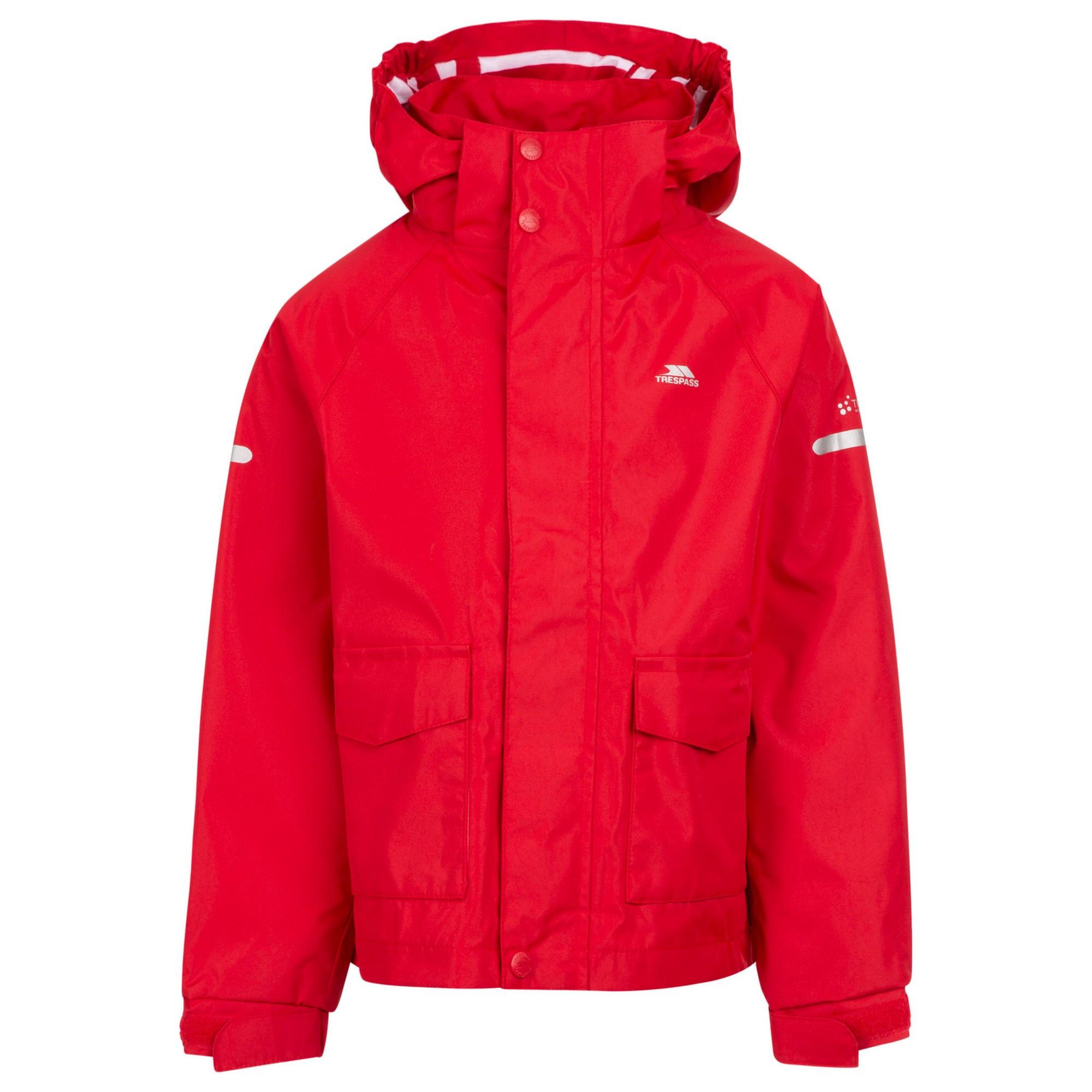 Image of Bluster Jacke, Wasserfest Jungen Rot Bunt 104