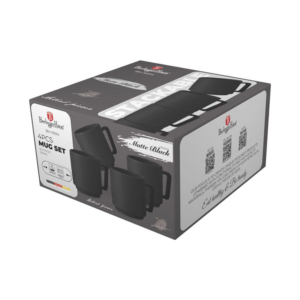 Berlinger Tassenset Matte Black Collection  