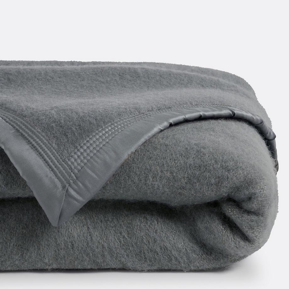 Couverture laine vierge Woolmark 600 g/m²
