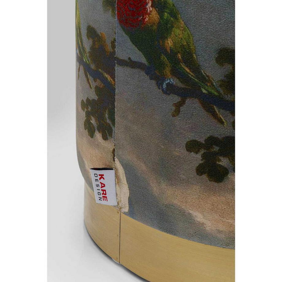 KARE Design Sgabello Cherry Parrot Brass rotondo 32  