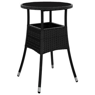 VidaXL Table de jardin rotin synthétique  