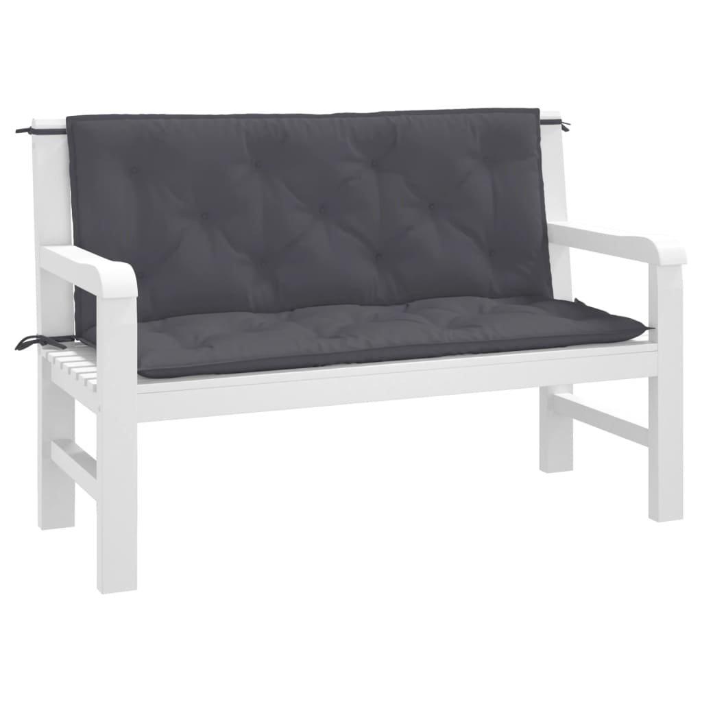 VidaXL Coussin de banc de jardin tissu  