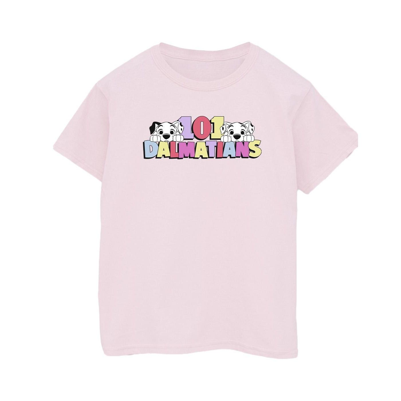 Image of 101 Dalmatians Multi Colour Tshirt Herren Pink M