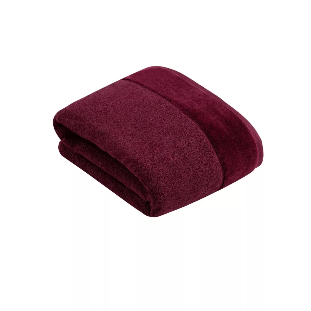 VOSSEN - Pure Badetuch, 100x150 cm, Brombeere