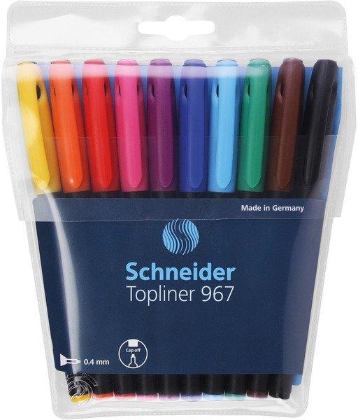 Schneider SCHNEIDER Topliner 196790 10 Farben, Etui  