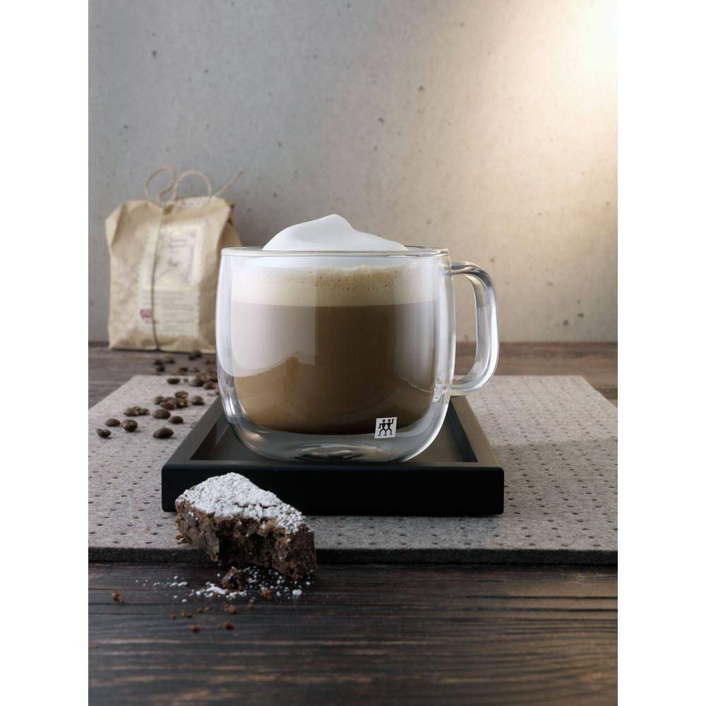 ZWILLING Sorrento Plus - Doppelwandiges Cappuccino-Glas, 450 ml (2-er Set)  