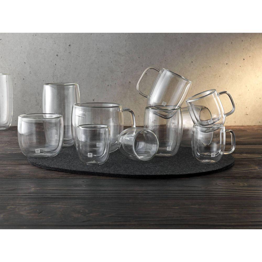 ZWILLING Sorrento Plus - Doppelwandiges Cappuccino-Glas, 450 ml (2-er Set)  