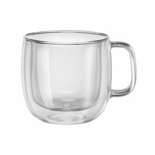 ZWILLING Sorrento Plus - Doppelwandiges Cappuccino-Glas, 450 ml (2-er Set)  