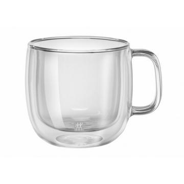 Sorrento Plus - Doppelwandiges Cappuccino-Glas, 450 ml (2-er Set)