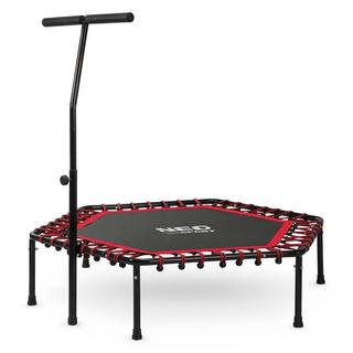 B2X Fitness-Trampolin mit Griff 127 cm Neo-Sport – sechseckig  