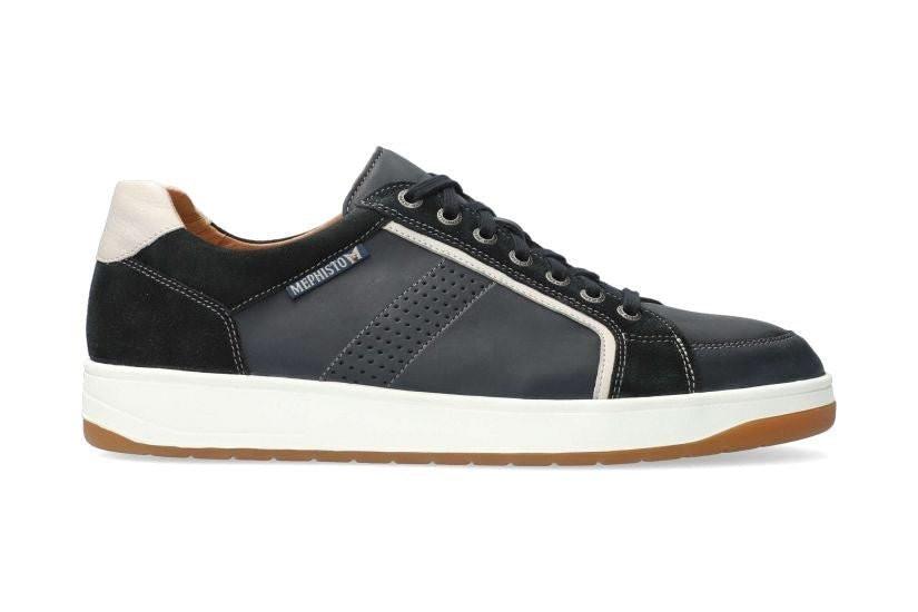 Image of Harrison - Nubuk Sneaker Herren Blau 43