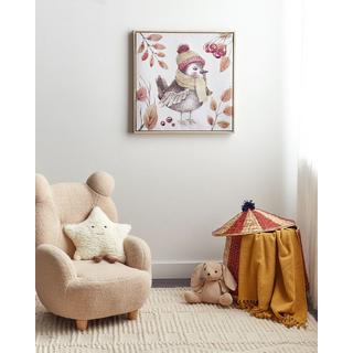 Beliani Imprimé sur toile en Tissu Moderne CASTRO  