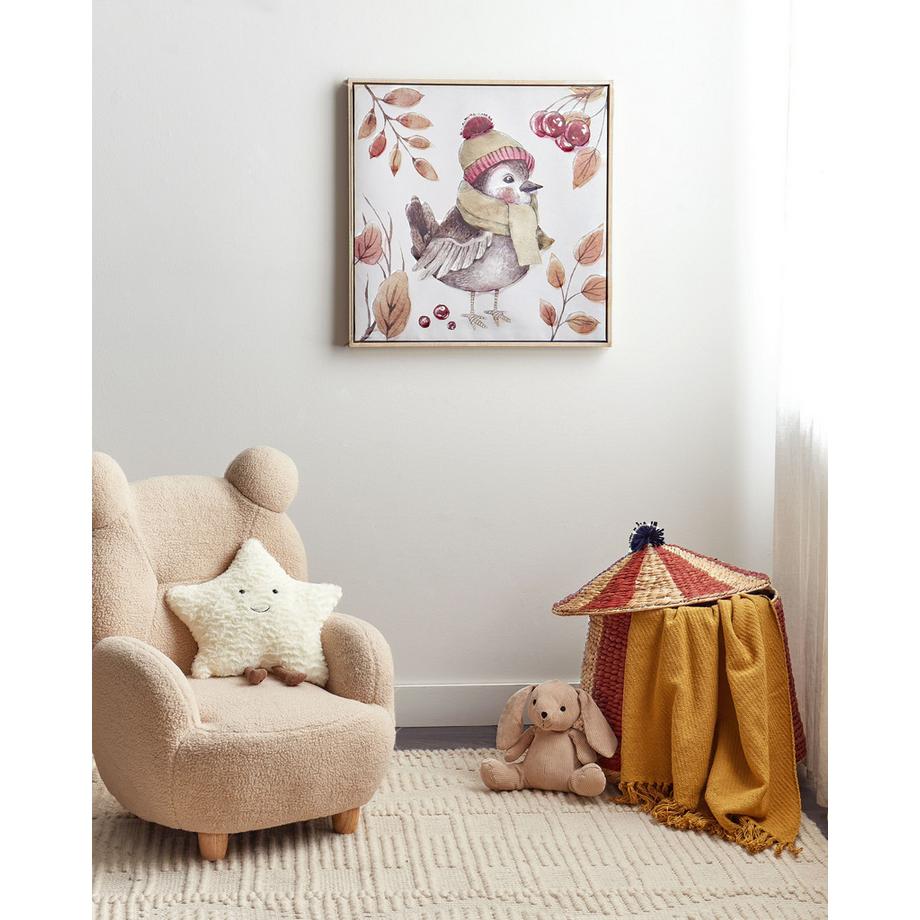 Beliani Imprimé sur toile en Tissu Moderne CASTRO  