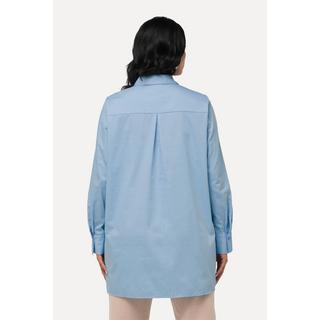 Ulla Popken Camicia Ricami Perline Maniche Lunghe  