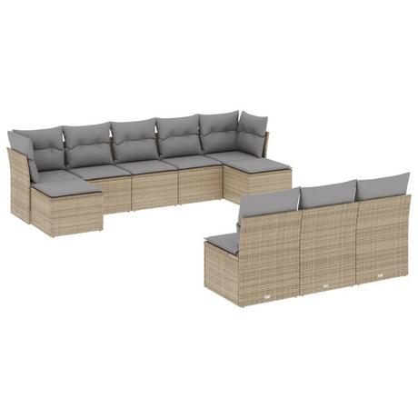 VidaXL Garten sofagarnitur poly-rattan  