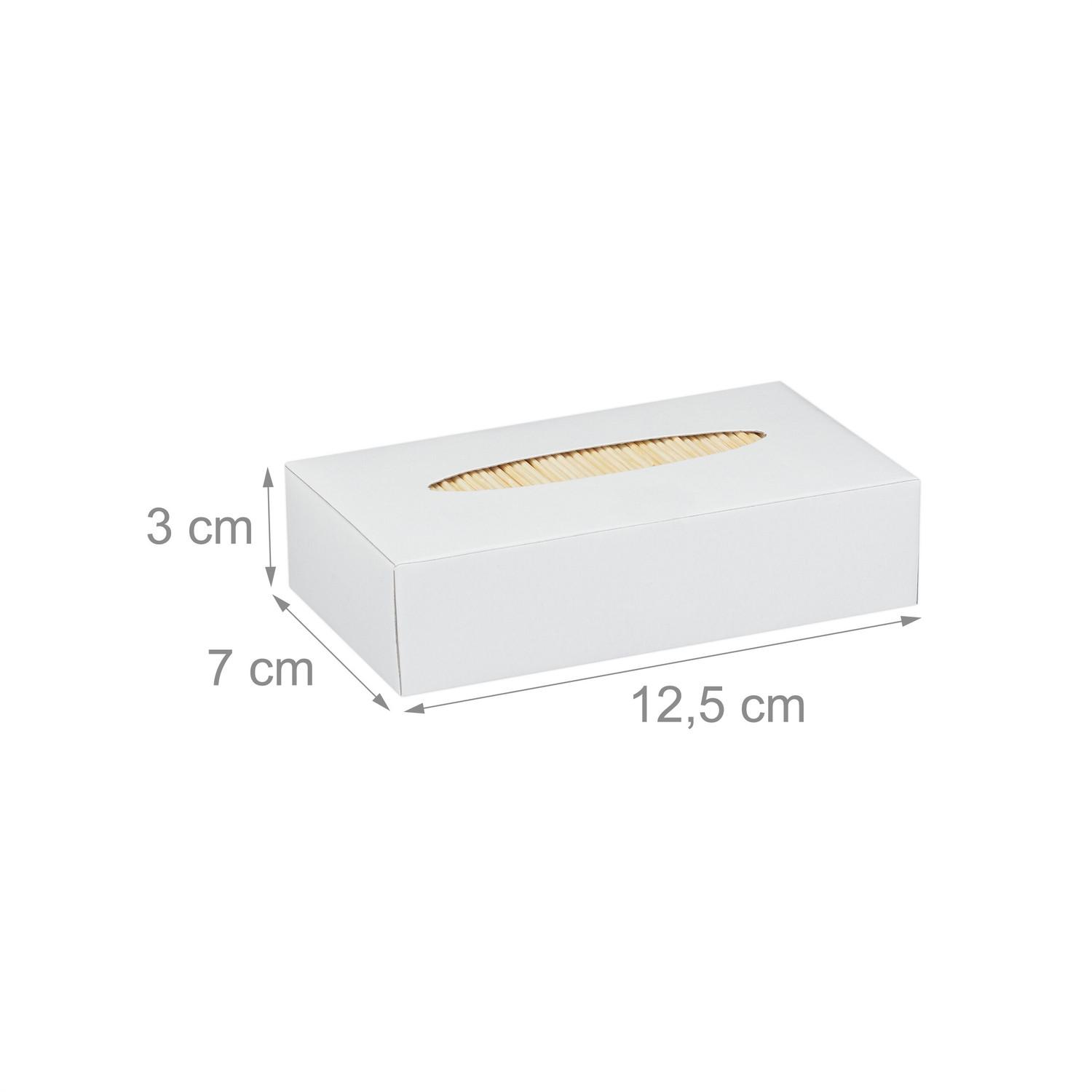 B2X  Cure-dents en bois, lot de 8000 