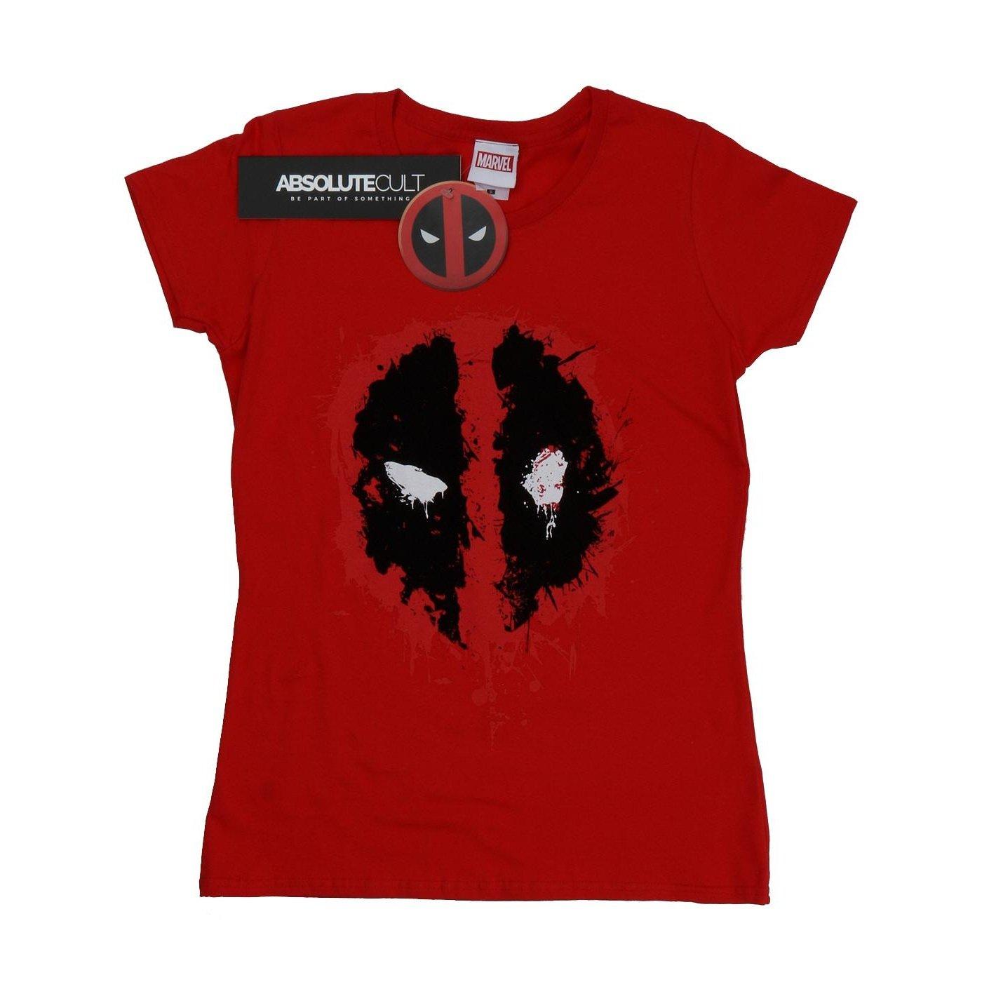 Image of Tshirt Damen Rot Bunt XXL