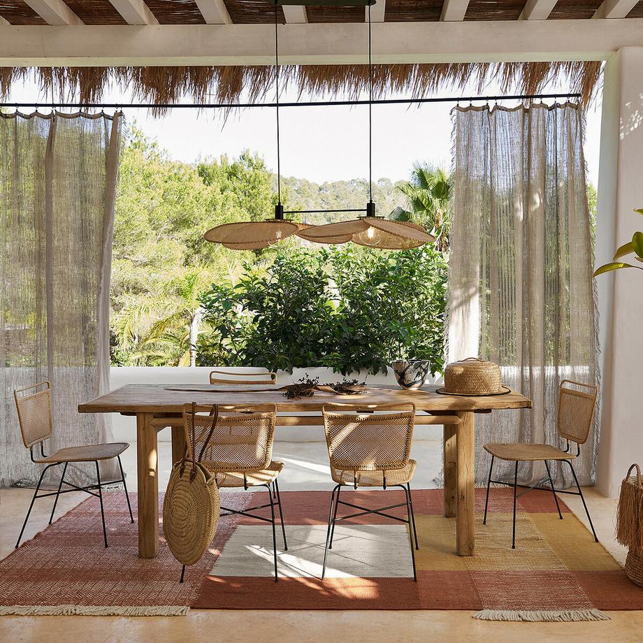 AM.PM Table en orme massif recyclé Sumiko  