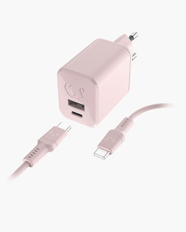 Image of Fresh 'n Rebel 2WCC45SP Ladegerät für Mobilgeräte Smartphone, Tablet Pink AC Schnellladung Indoor