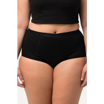 Culotte taille haute, semi-sculptante. Bande en satin à la taille. Collection Shapewear.