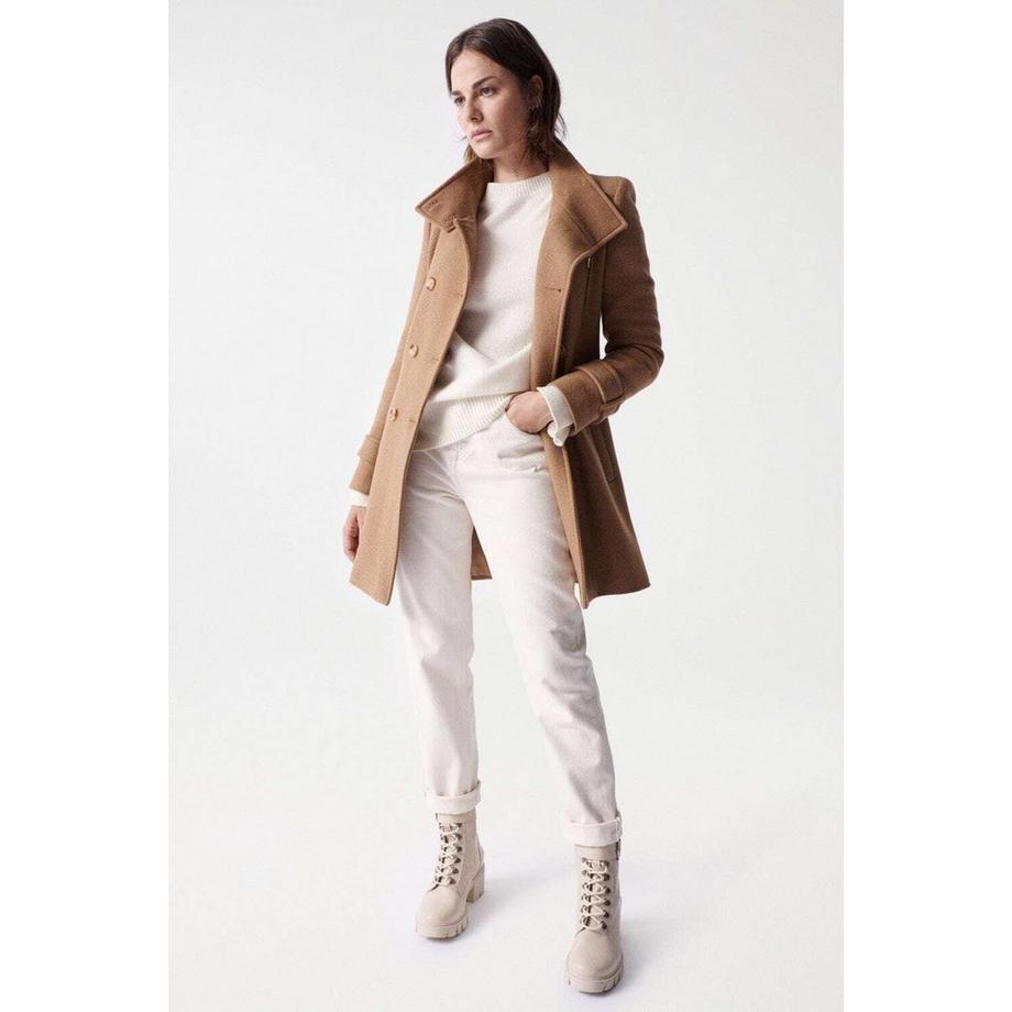 Salsa Grace Long Woollen Coat  