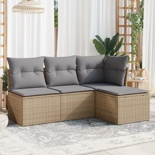 VidaXL Garten sofagarnitur poly-rattan  