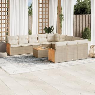 VidaXL Garten sofagarnitur poly-rattan  