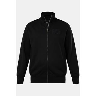 JP1880  Sweatjacke, Stehkragen, Zipper 