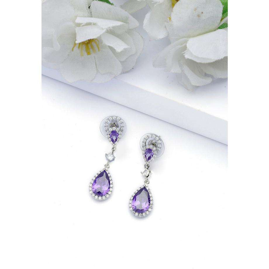 AVANT-GARDE PARIS  Zeitlose Blaue Regentropfen-Ohrringe 