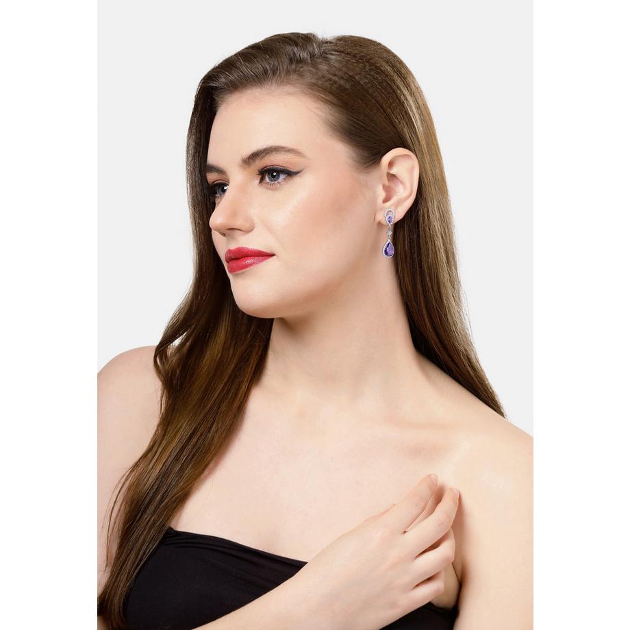 AVANT-GARDE PARIS  Zeitlose Blaue Regentropfen-Ohrringe 