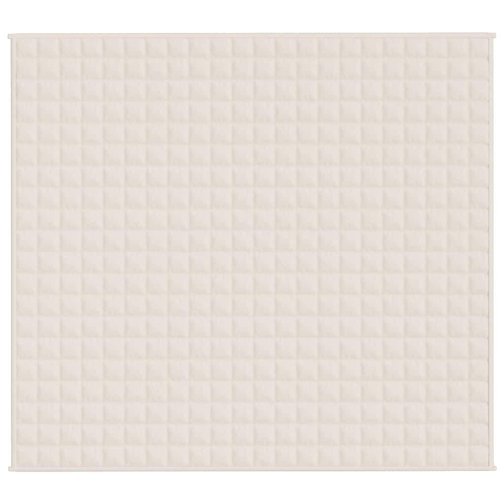 VidaXL Couverture Lestée Tissu  