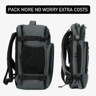 Only-bags.store Rucksack 40 x 20 x 25 cm für Ryanair Flugzeug Reiserucksack Handgepäck Laptop Tagesrucksäcke PET Recycled Umweltfreundlicher Rucksack Wasserdicht unter Sitz 20 L  