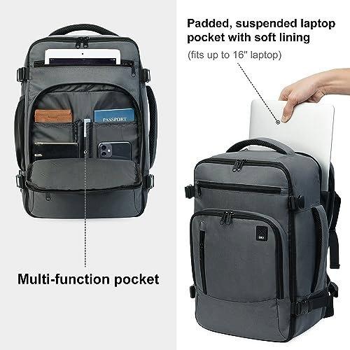 Only-bags.store Rucksack 40 x 20 x 25 cm für Ryanair Flugzeug Reiserucksack Handgepäck Laptop Tagesrucksäcke PET Recycled Umweltfreundlicher Rucksack Wasserdicht unter Sitz 20 L  