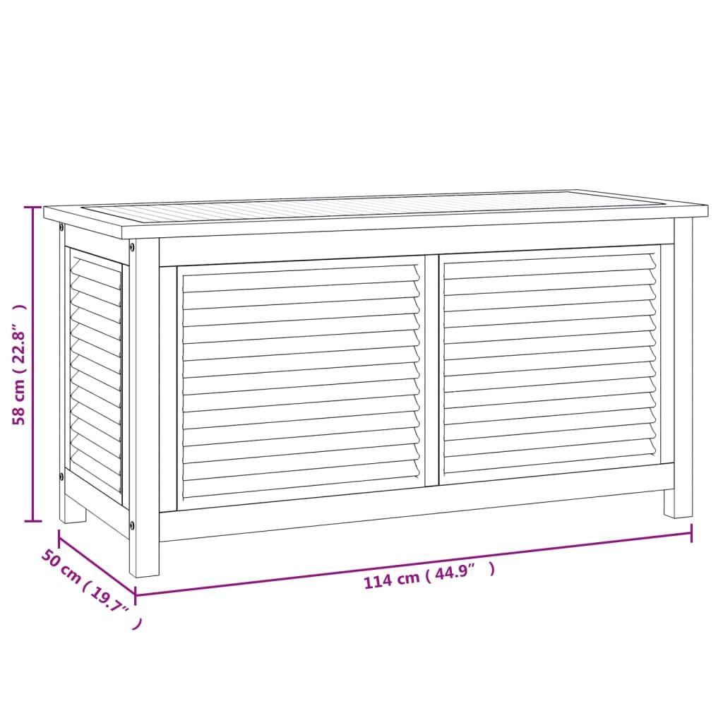 VidaXL Gartentruhe teak  