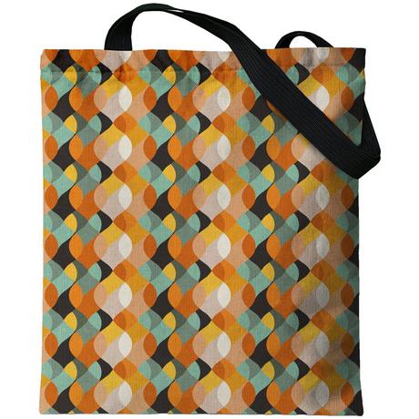 Only-bags.store Ästhetische Tragetasche mit Reissverschluss Bedruckter Jutebeutel  