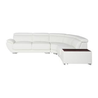 Vente-unique Ecksofa Leder NAHIA Ecke Rechts  