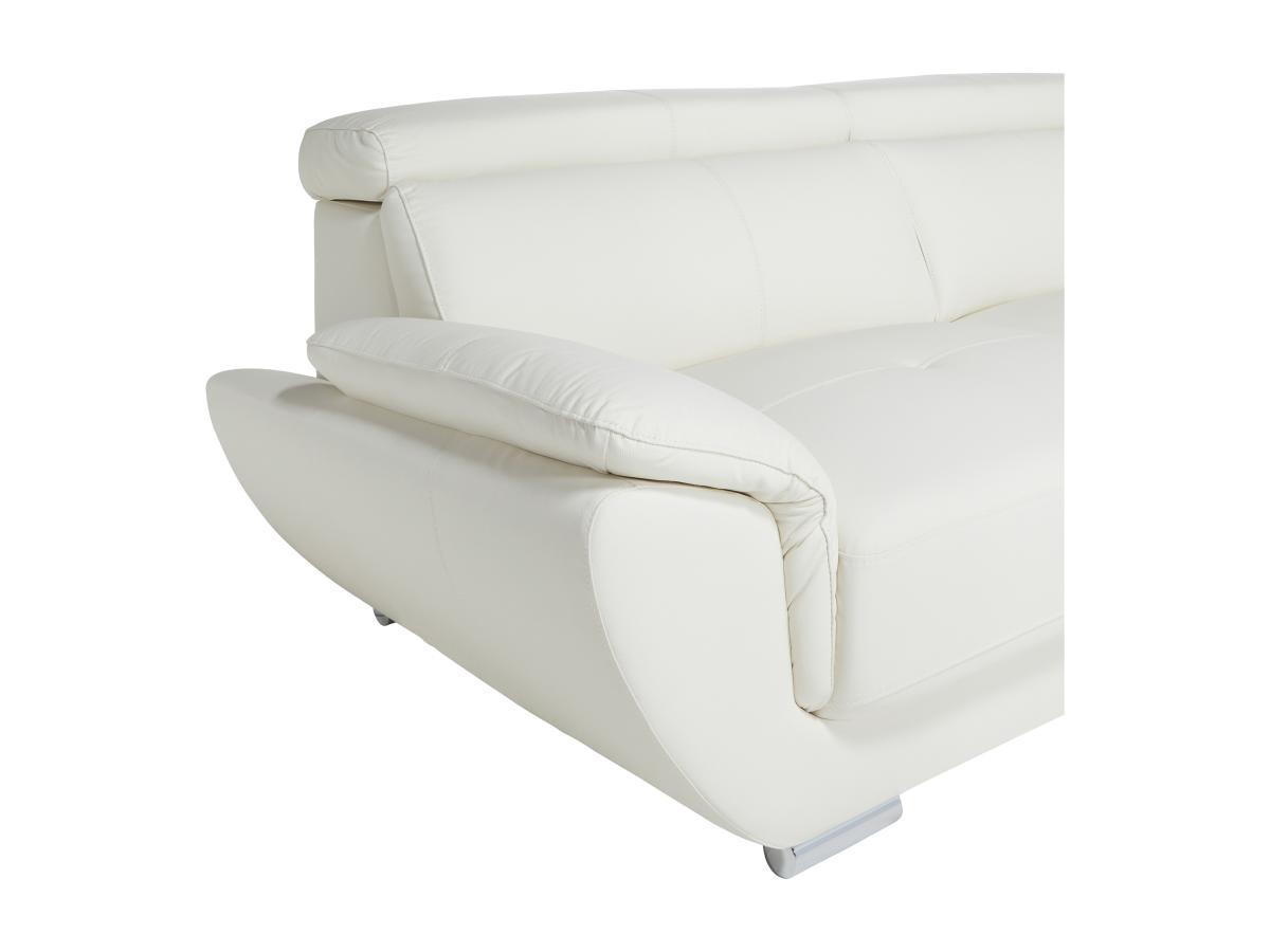 Vente-unique Ecksofa Leder NAHIA Ecke Rechts  