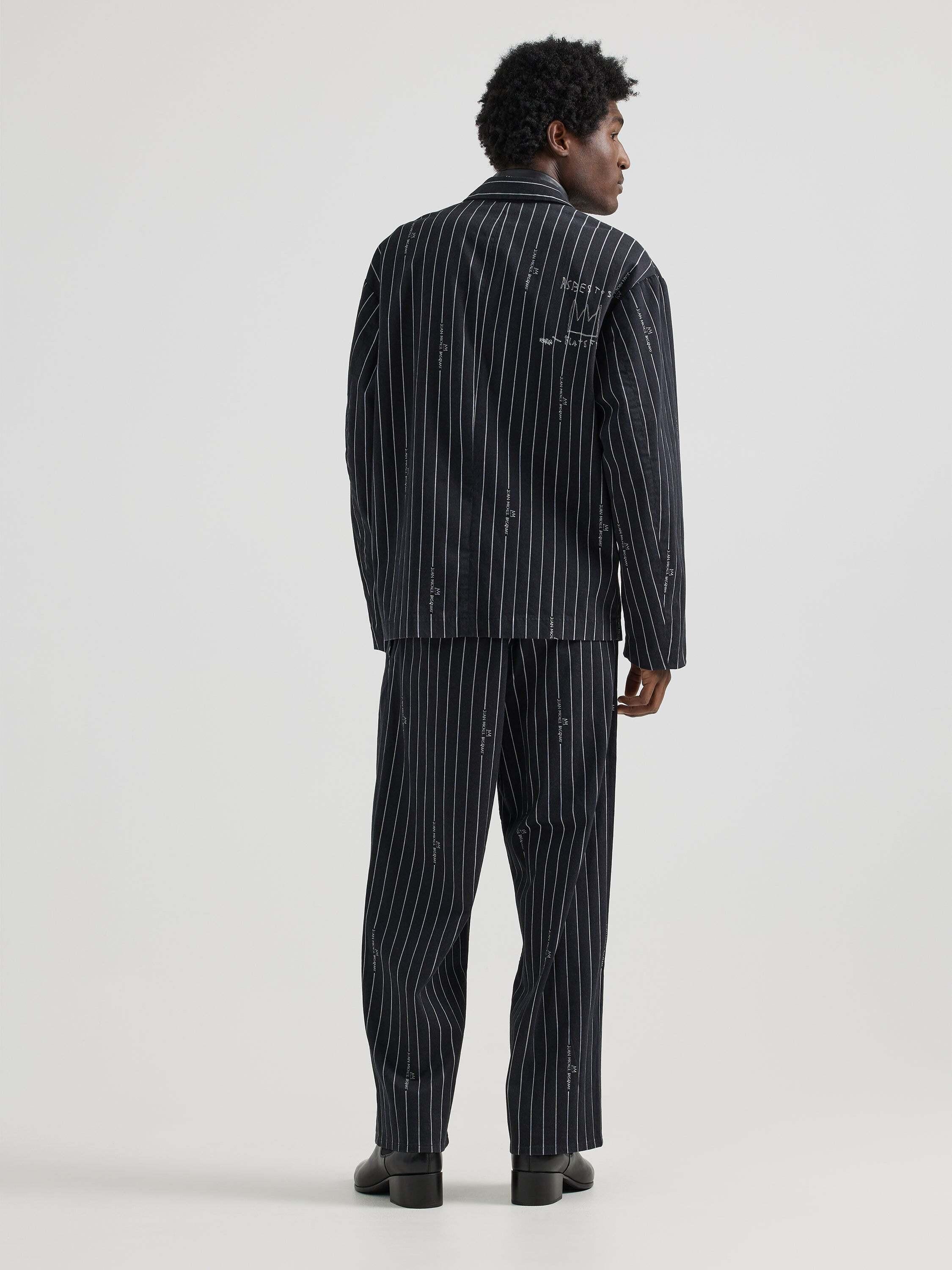 Lee x Basquiat Striped Relaxed Straight Chinos  