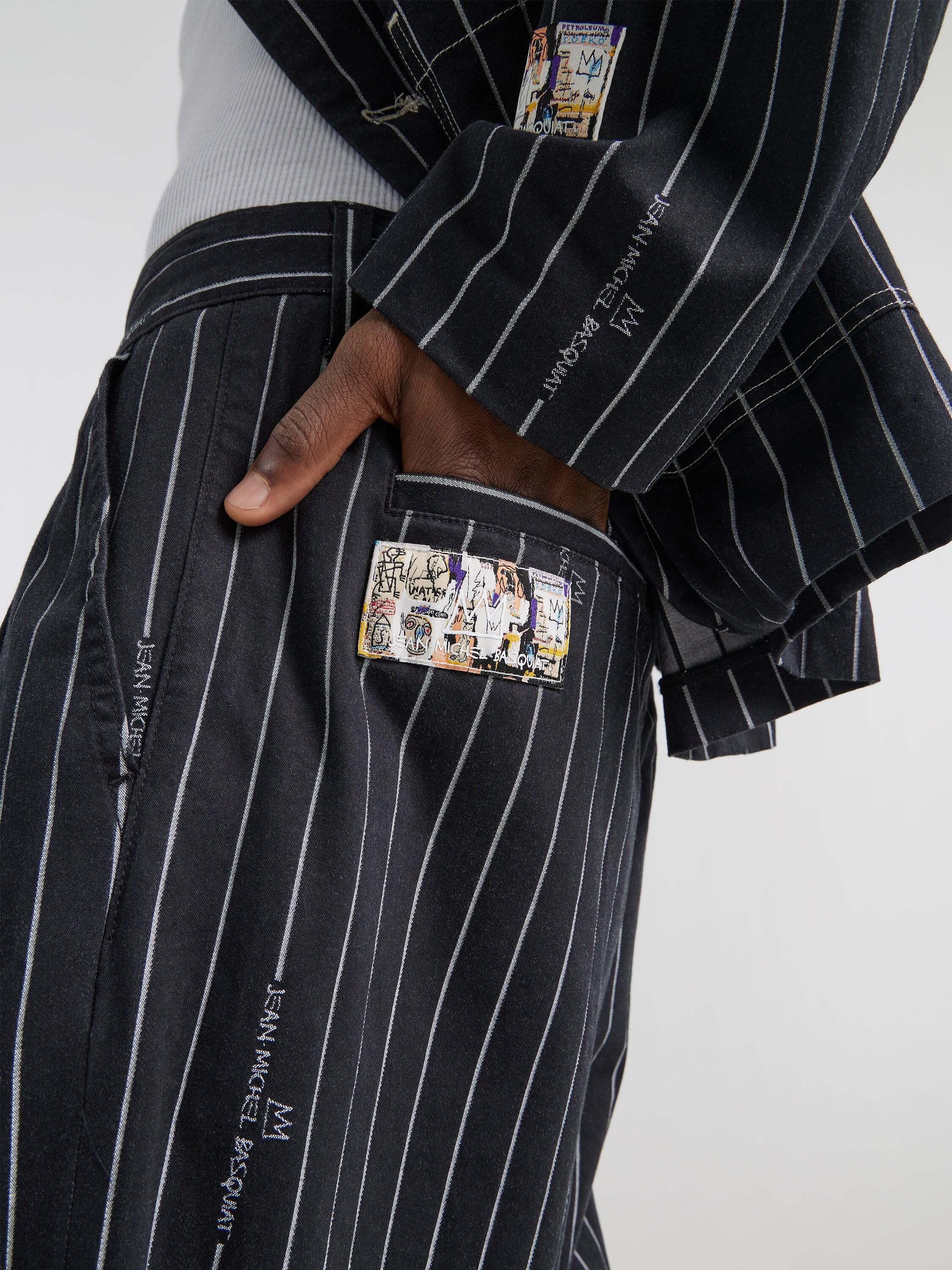 Lee x Basquiat Striped Relaxed Straight Chinos  