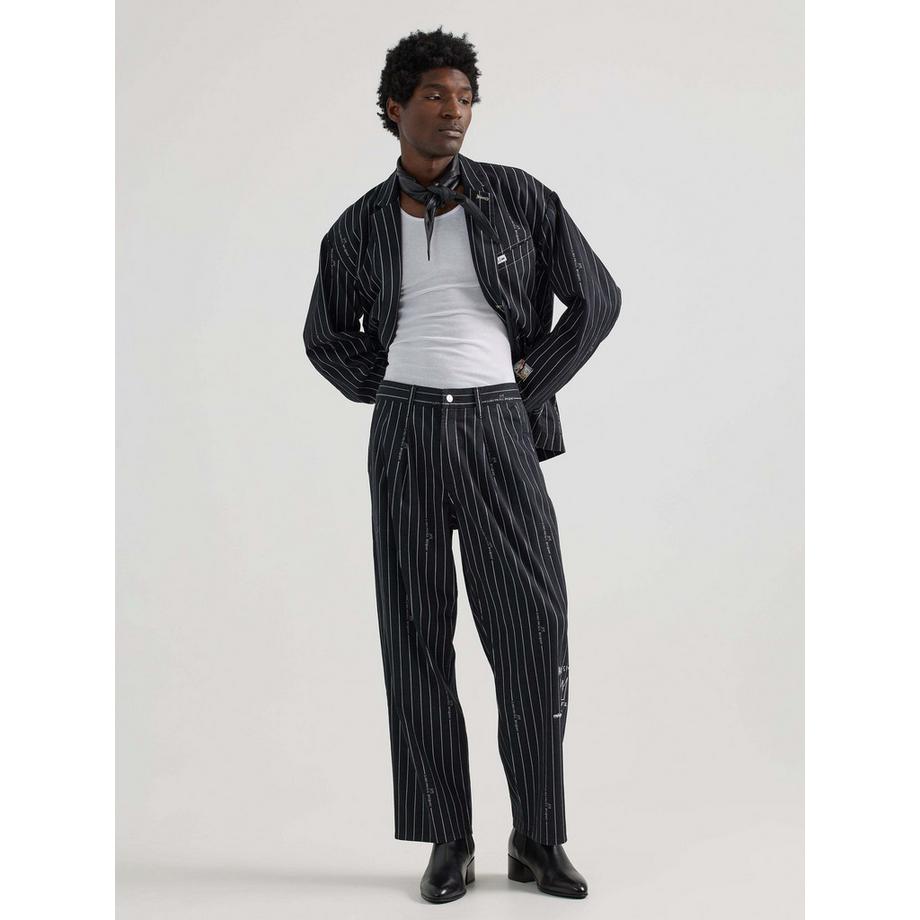 Lee x Basquiat Striped Relaxed Straight Chinos  
