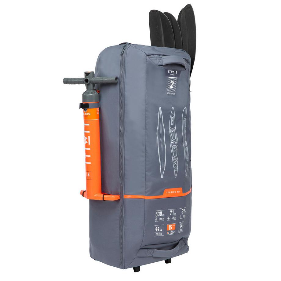 DECATHLON  Borsa trasporto kayak con rotelle 195 l 