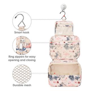 Only-bags.store Kulturtasche zum Aufhängen Grosser Waschbeutel mit Haken  