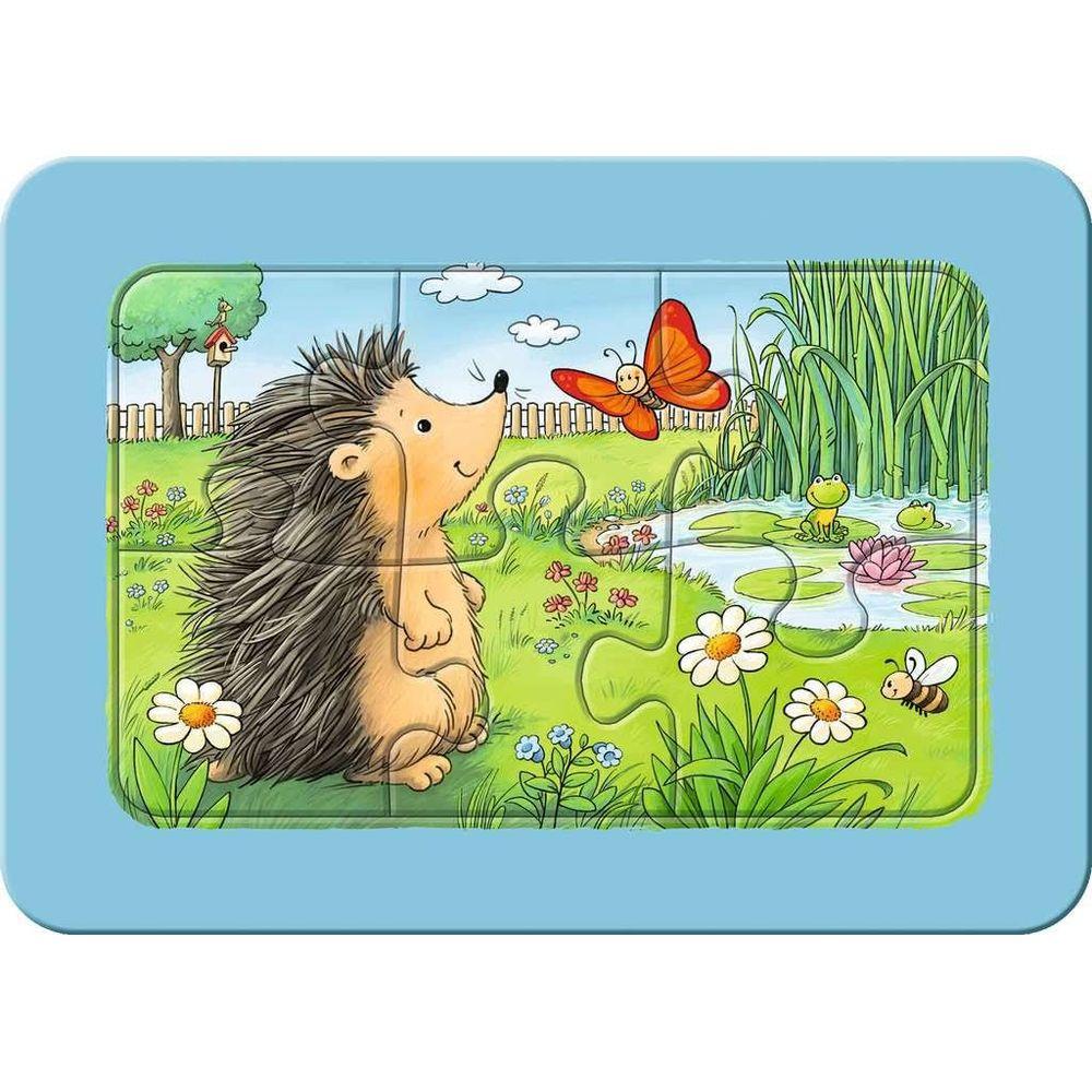 Ravensburger  Puzzle Ravensburger Kleine Gartentiere 3 X 6 Teile 