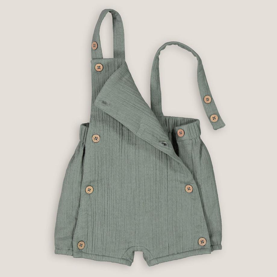 La Redoute Collections  Salopette courte en gaze de coton 